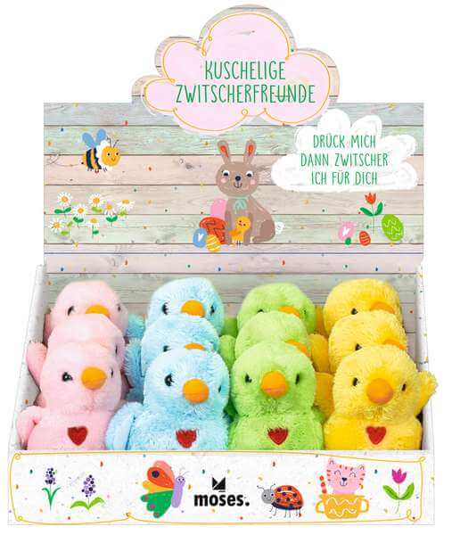 X_Kuscheliger Zwitscherfreund (Farbe wird zufällig gewählt)