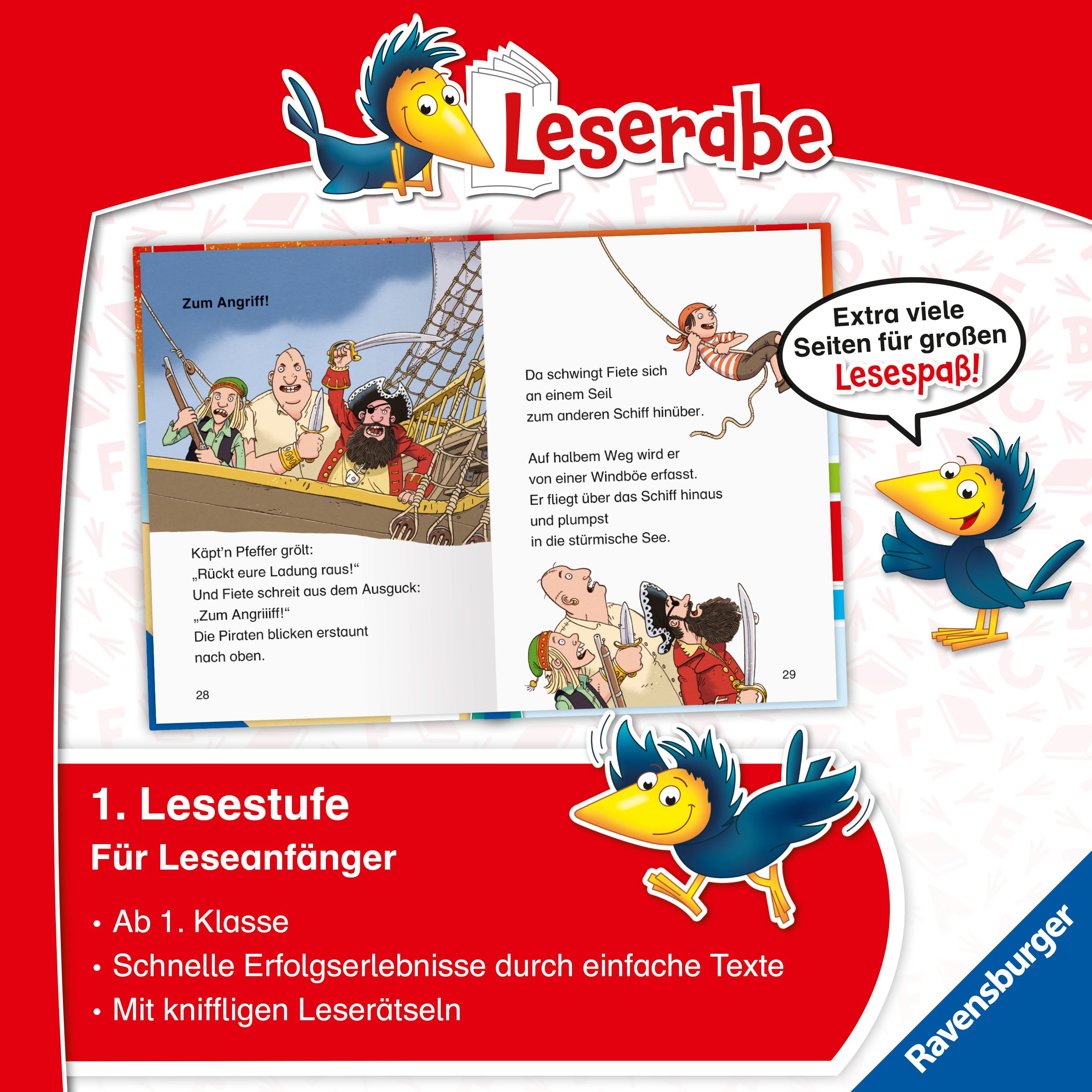 Leserabe Sonderausgaben - Die besten Leseraben-Piratengeschichten (Mängelexemplar)