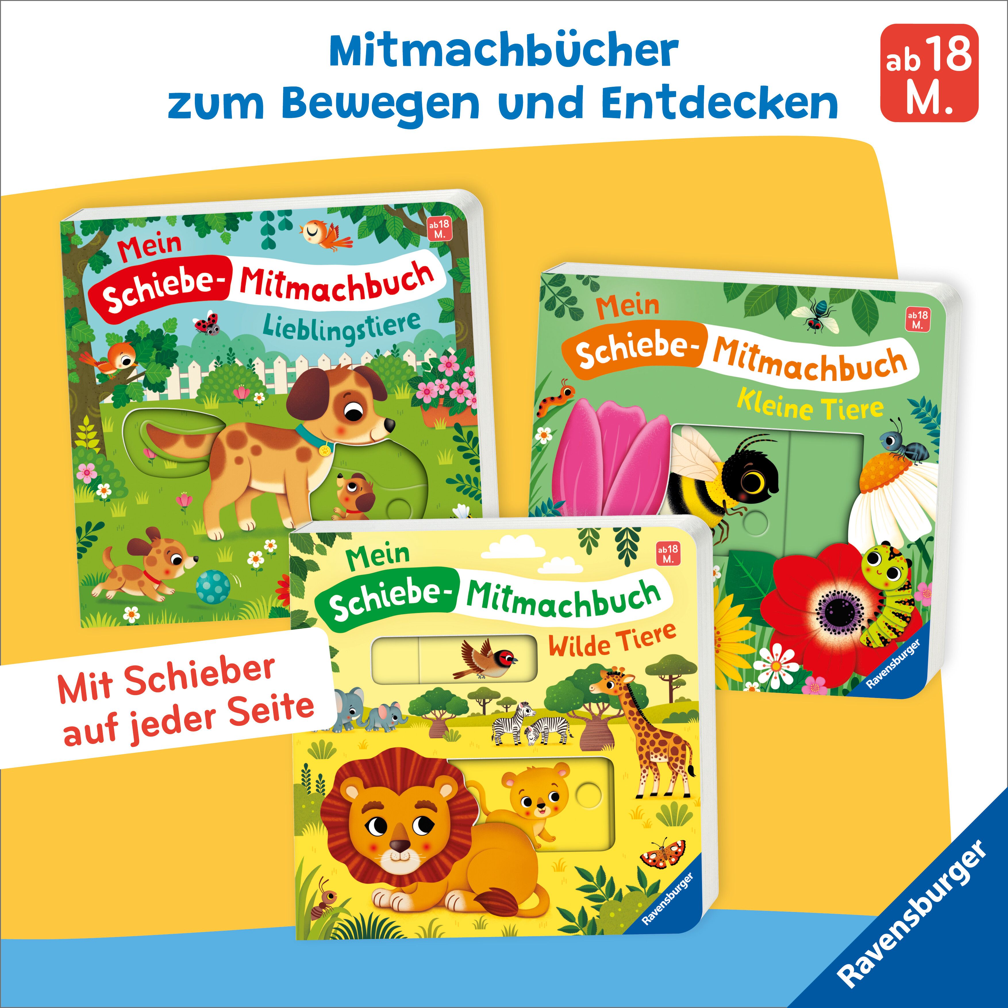 Mein Schiebe-Mitmachbuch - Kleine Tiere (Mängelexemplar)