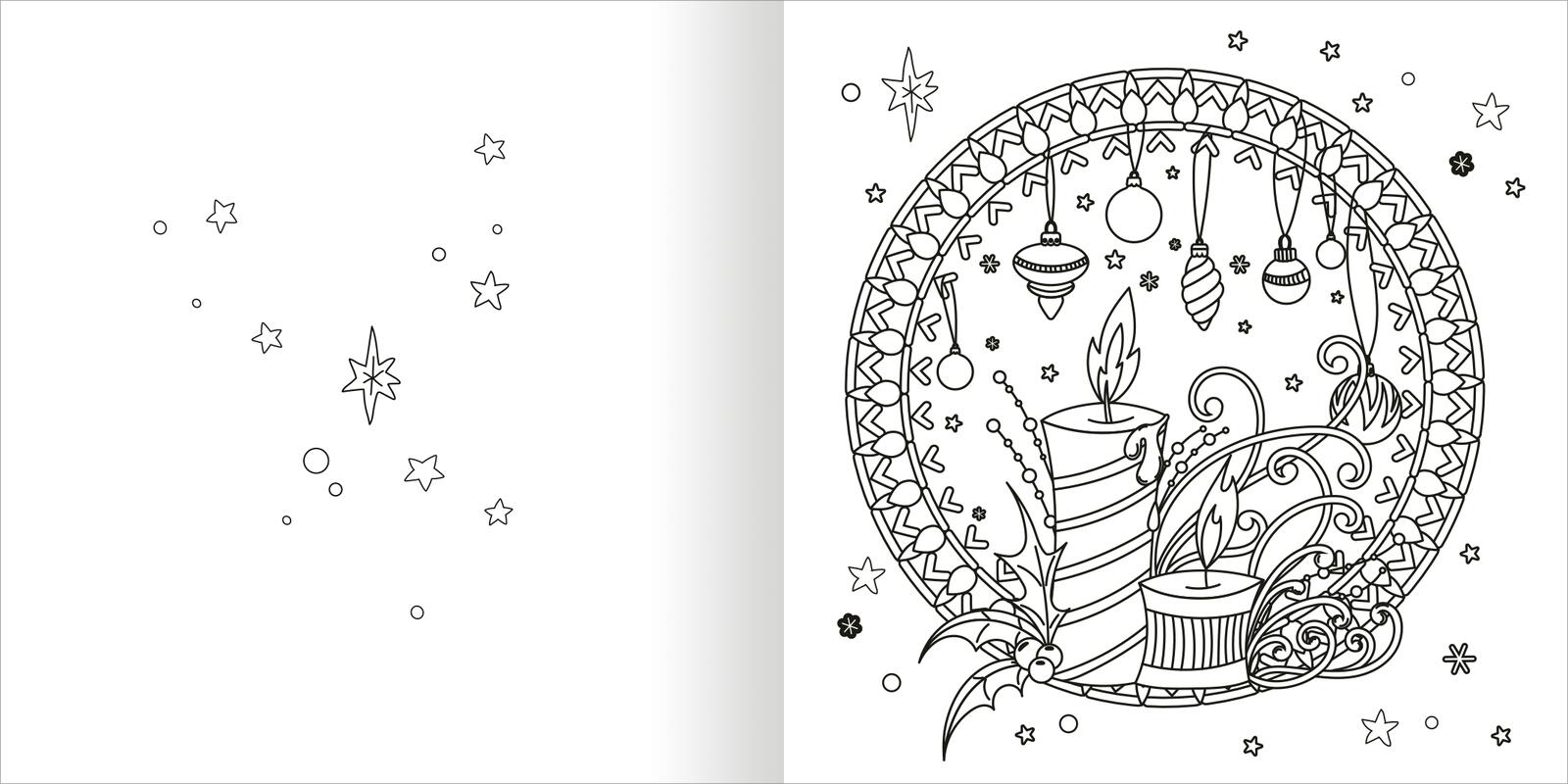 Ausmal-Adventskalender – Mandala-Zauber - 24 Seiten zum Aufschneiden