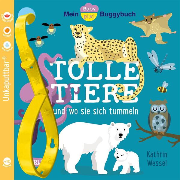 Baby Pixi (unkaputtbar) 154: Mein Baby-Pixi-Buggybuch: Tolle Tiere (Mängelexemplar)