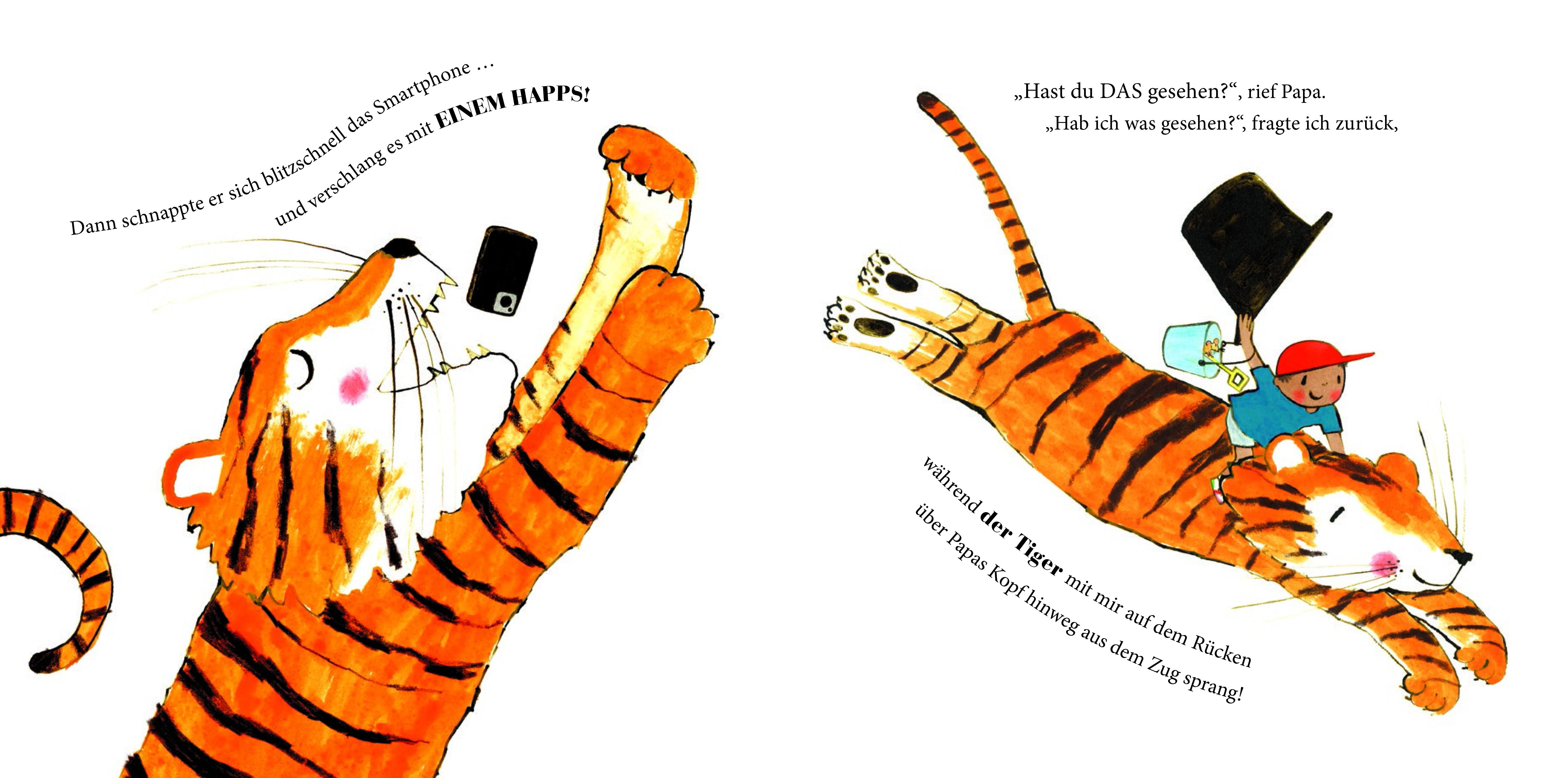 Ein Tiger im Zug (Mängelexemplar)