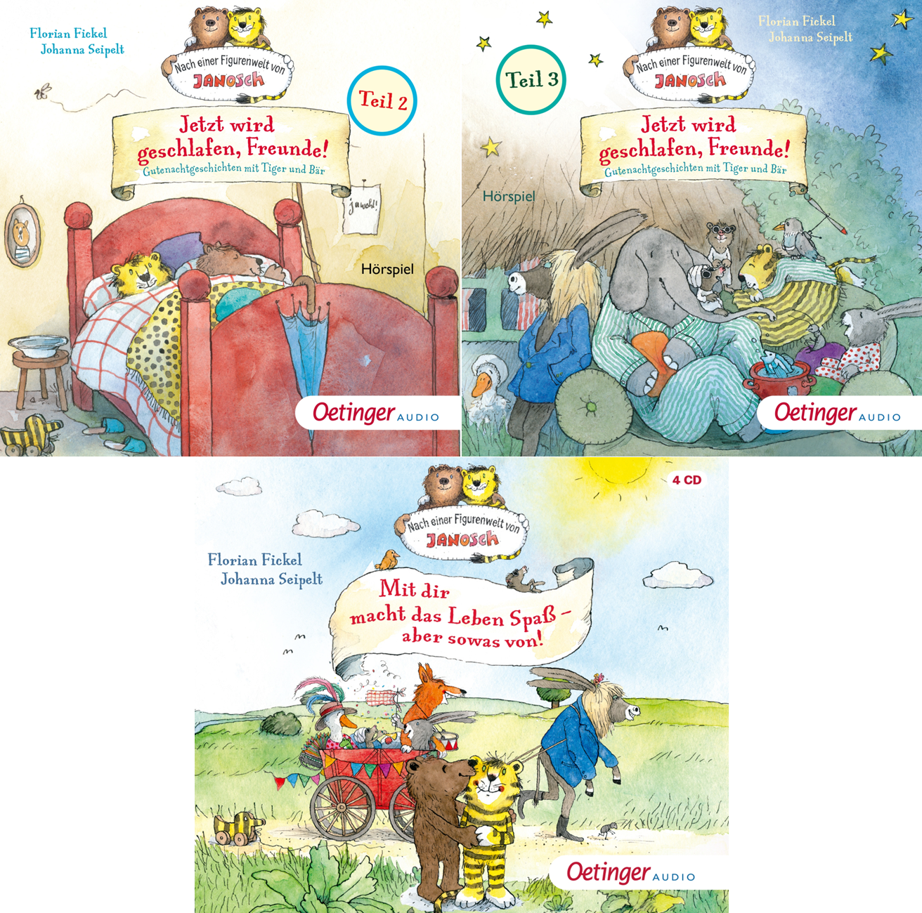 Sparpaket - 3er Set Nach einer Figurenwelt von Janosch. - CDs