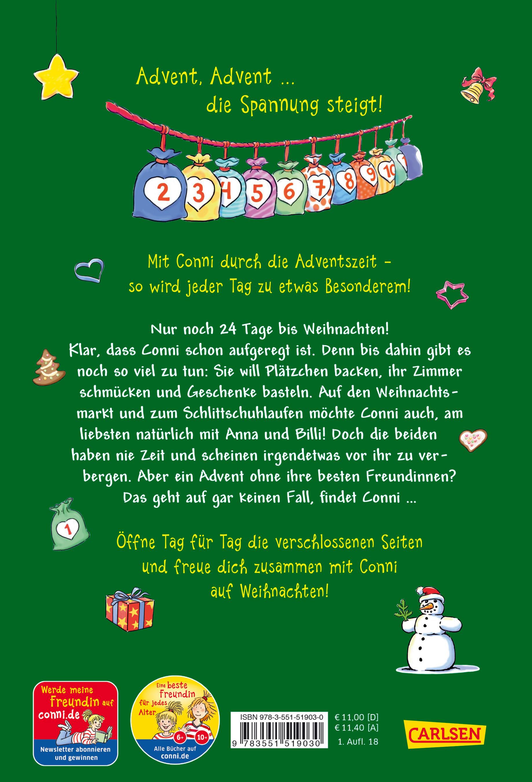 Meine Freundin Conni - Der große Adventskalender - 24 Tage mit Conni (Mängelexemplar)