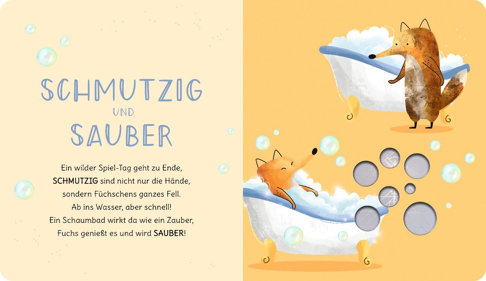 Schau und fühl mal, kleiner Fuchs!
