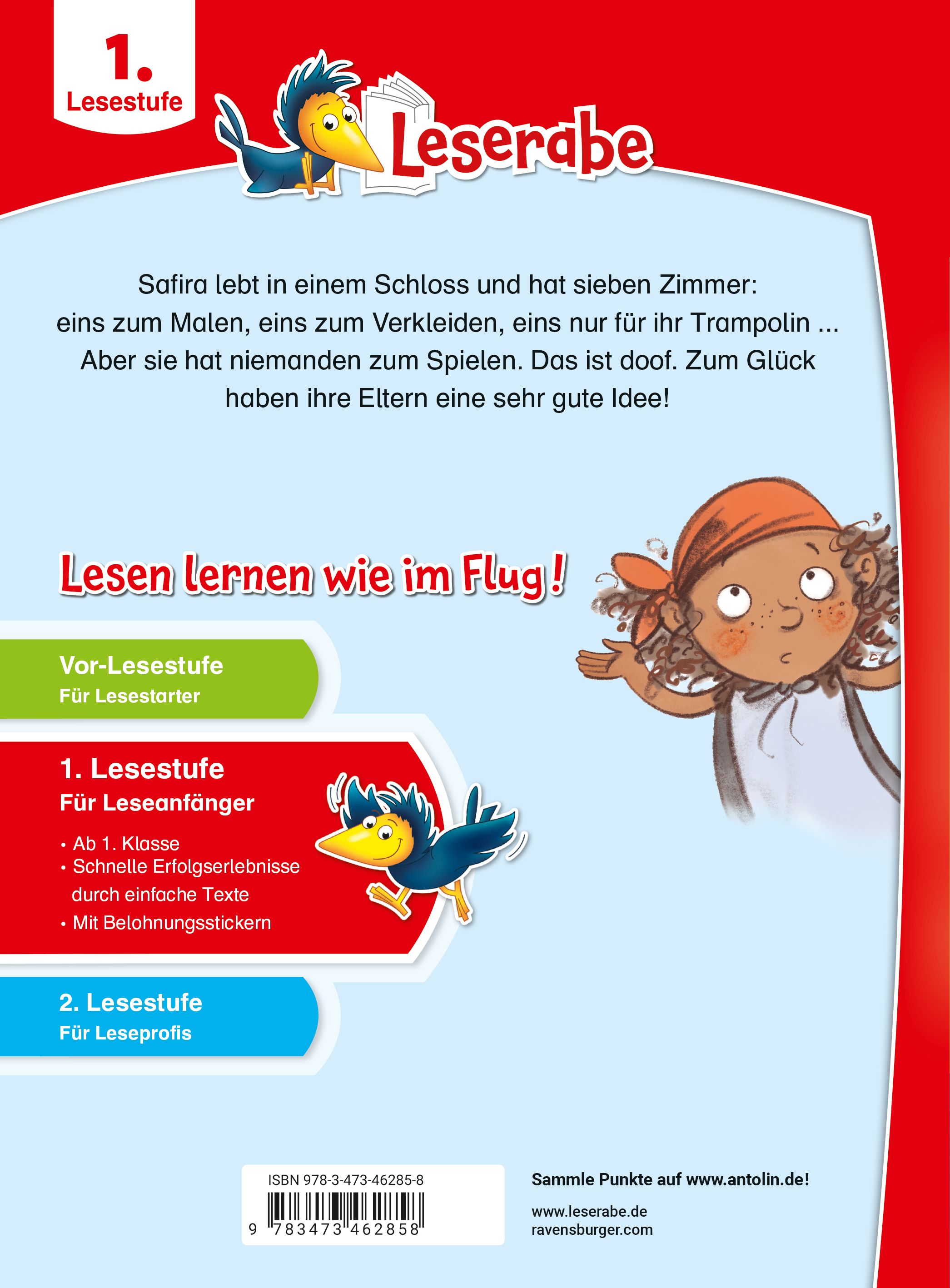 Leserabe 1. Lesestufe - Safiras Prinzessinnen-Schloss (Mängelexemplar)