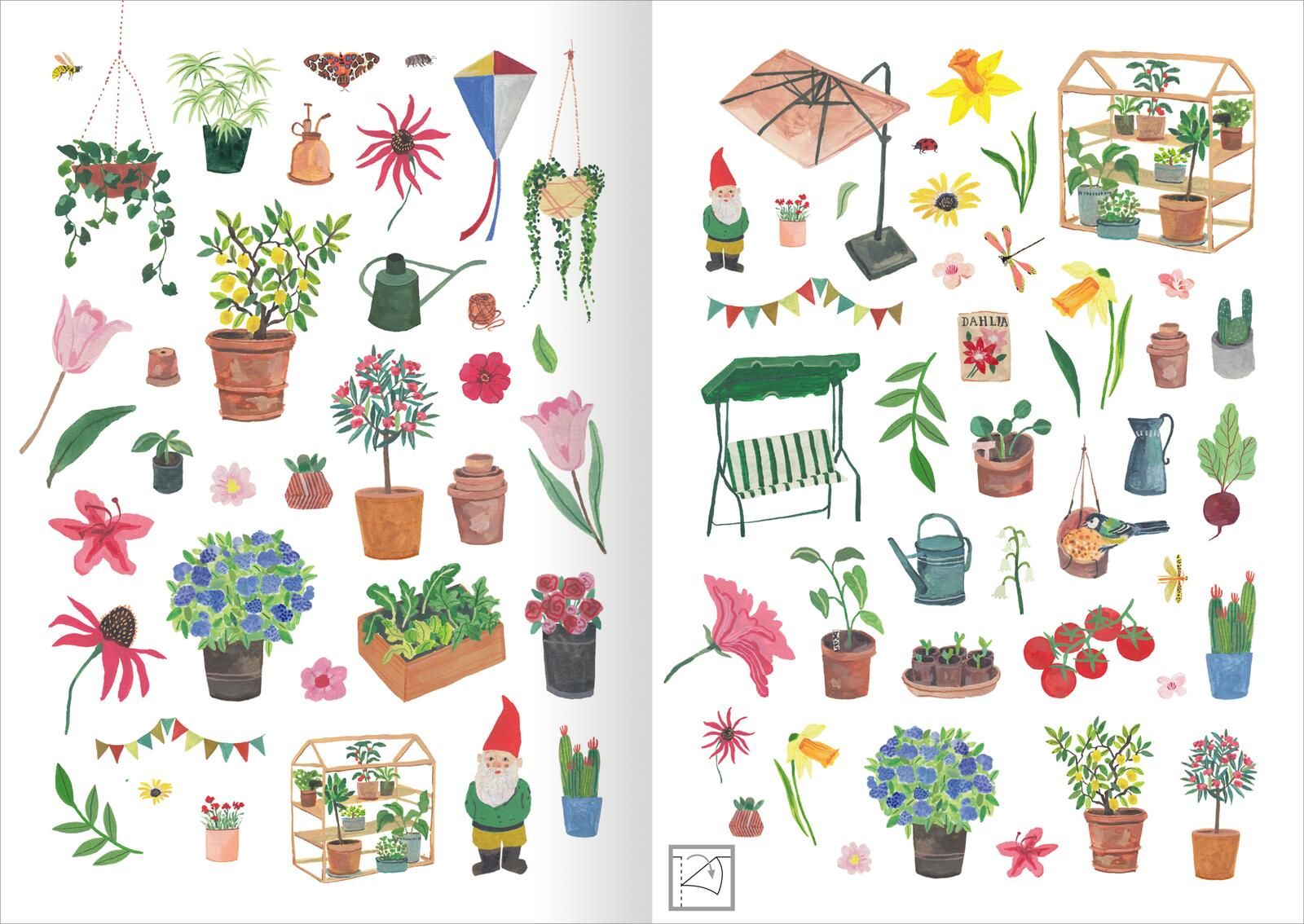 Stickerliebe – Pflanzenwelt