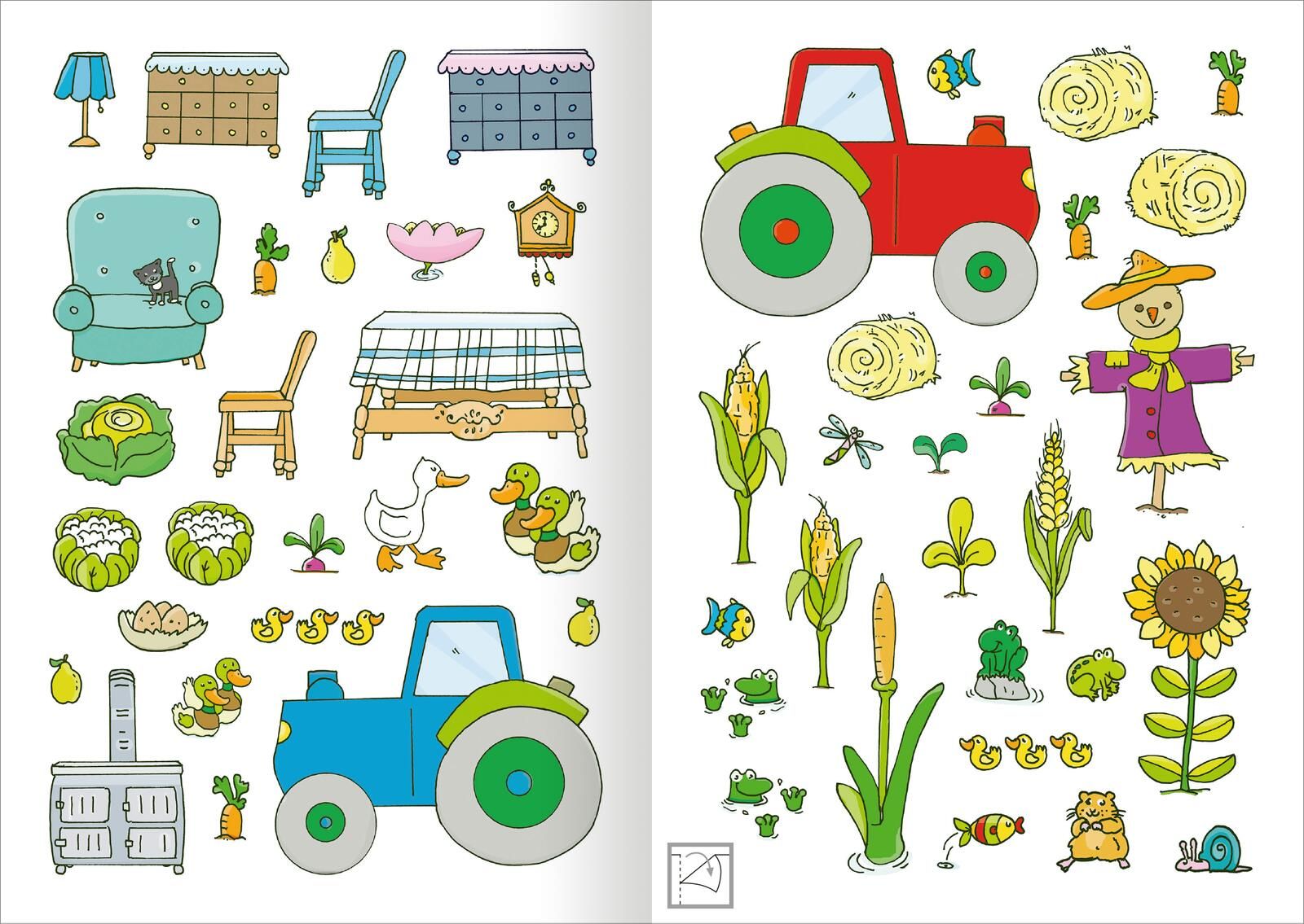 MINI-Stickerheft – Bauernhof (Mängelexemplar)