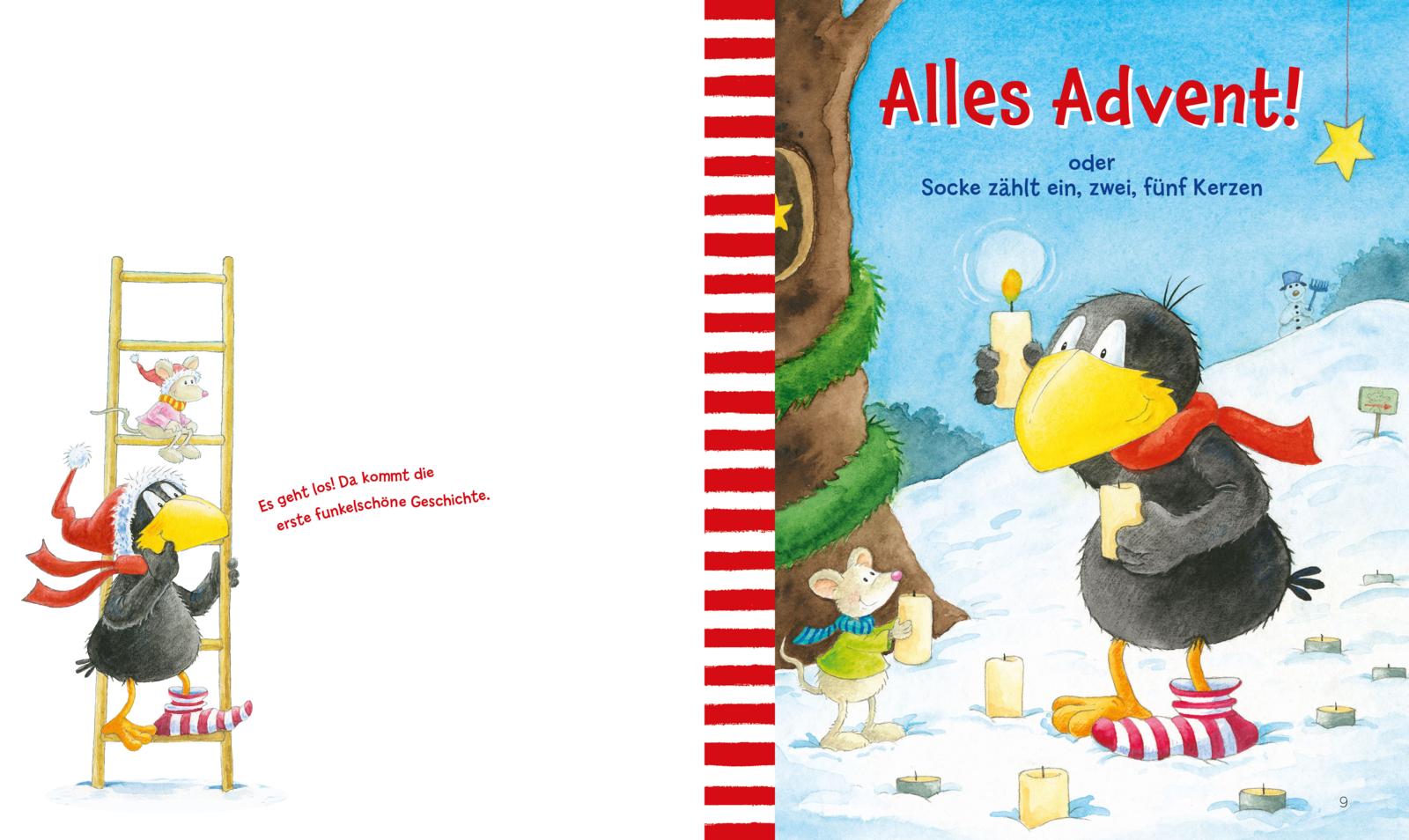 Der kleine Rabe Socke: Bald ist Weihnachten! (Mängelexemplar)