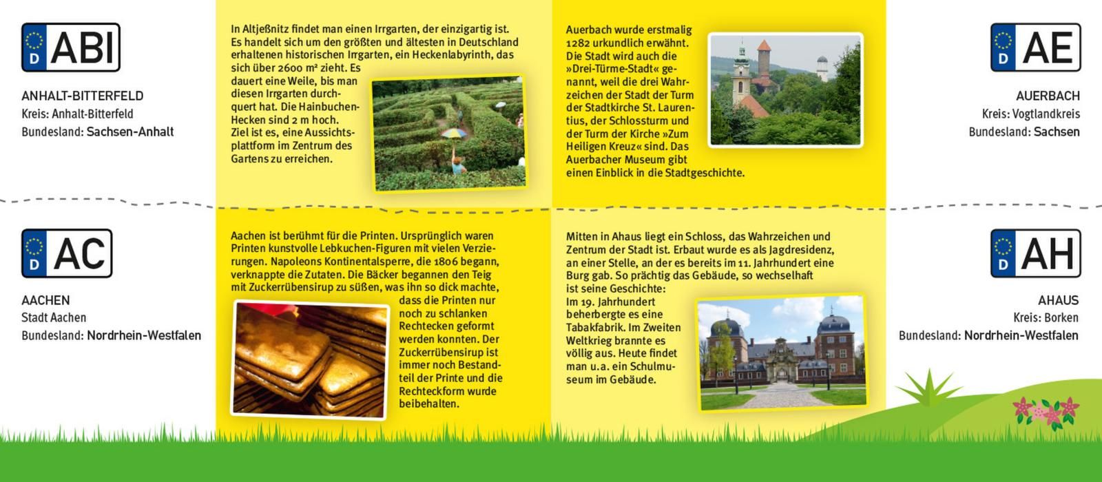 Autokennzeichen - Von Augsburg bis Zeitz (Mängelexemplar)