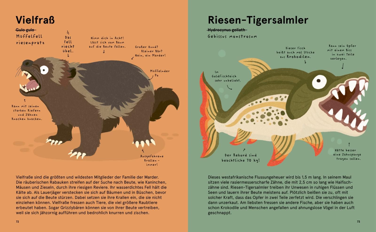 Das Lexikon gruseliger Tiere (Mängelexemplar)