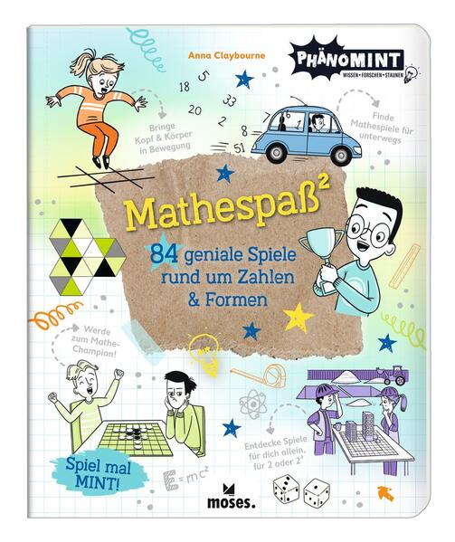 PhänoMINT Mathespaß² - 84 geniale Spiele rund um Zahlen und Formen (Mängelexemplar)