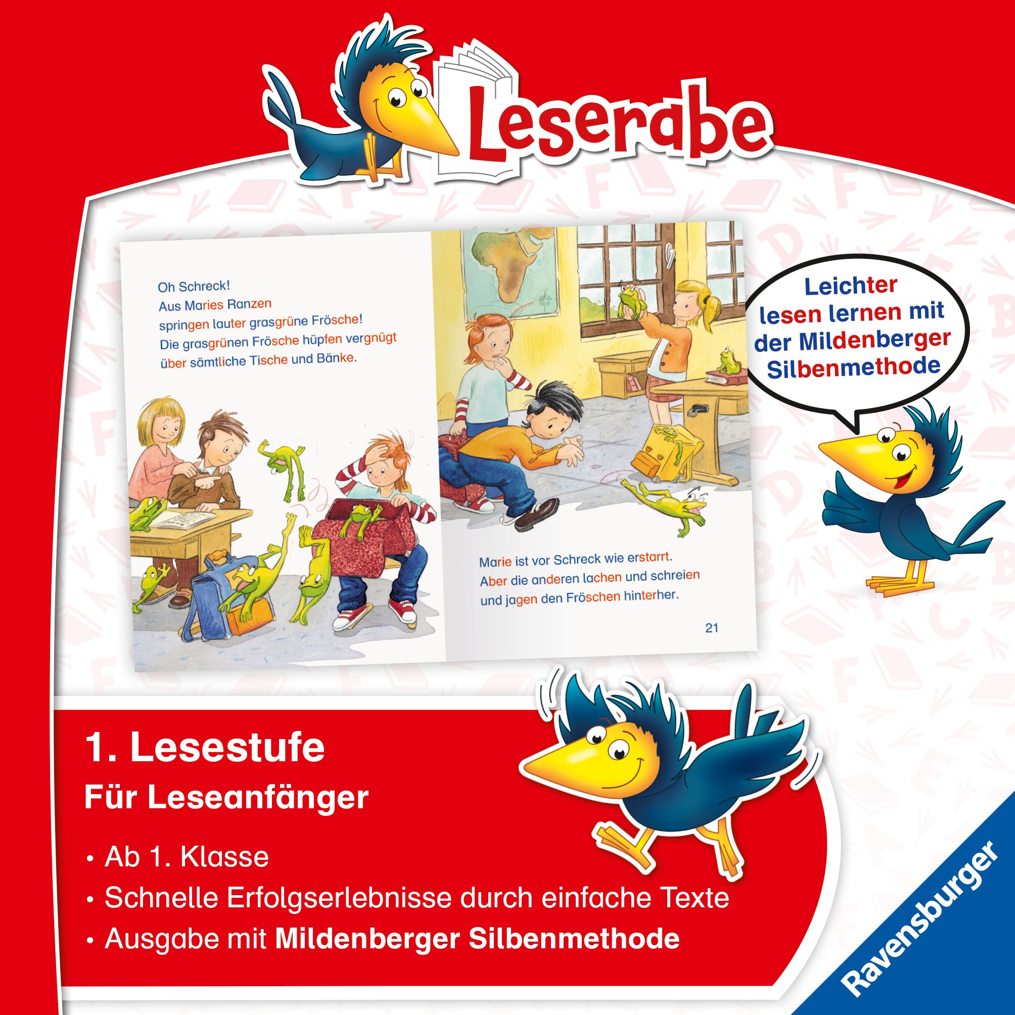 Leserabe mit Mildenberger Silbenmethode - Der verhexte Schulranzen (Mängelexemplar)