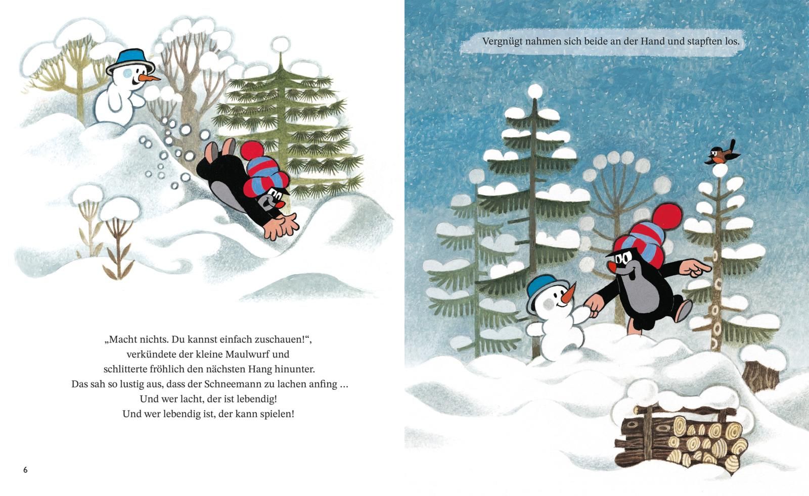 Der kleine Maulwurf und der Schneemann (Mängelexemplar)