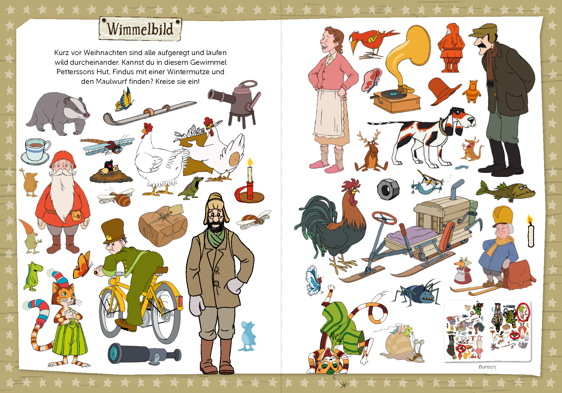 Pettersson und Findus: Mein Adventskalenderbuch (Mängelexemplar)