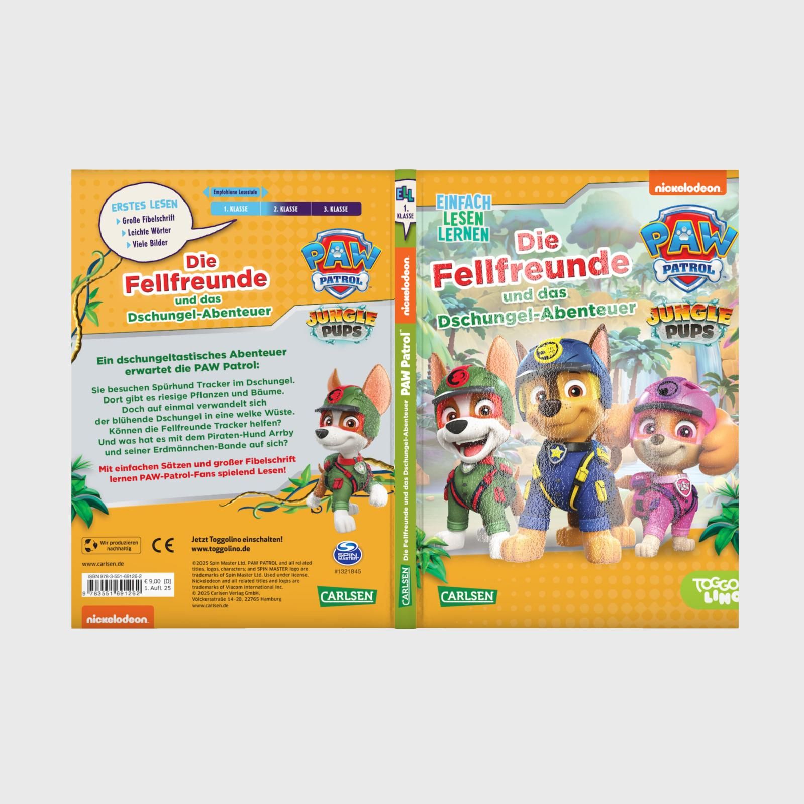 PAW Patrol Erstlesebuch: Die Fellfreunde und das Dschungel-Abenteuer (Mängelexemplar)