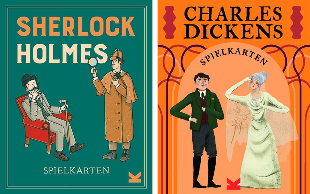 Sparpaket - Spielkarten Sherlock Holmes | Charles Dickens