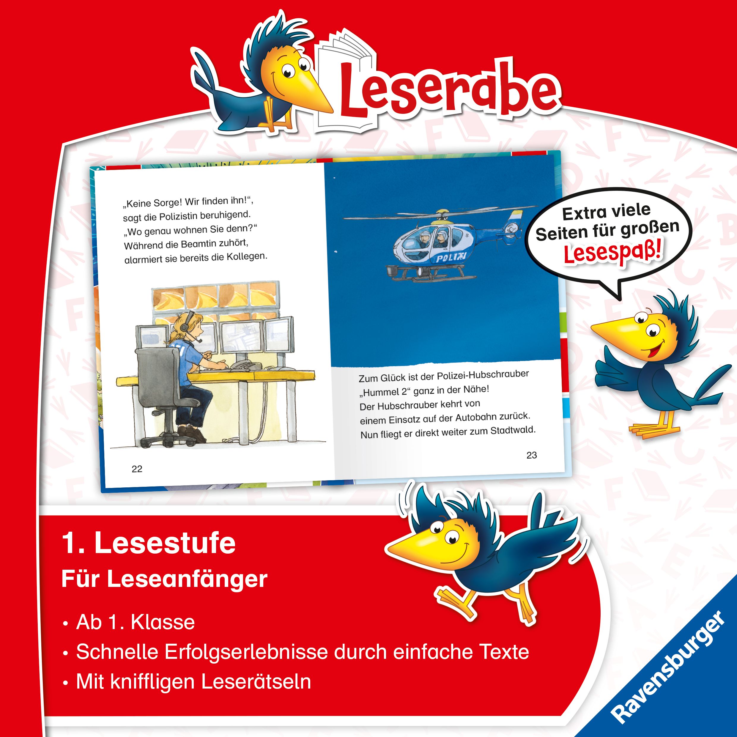 Leserabe Sonderausgaben - Polizeiabenteuer zum Lesenlernen (Mängelexemplar)