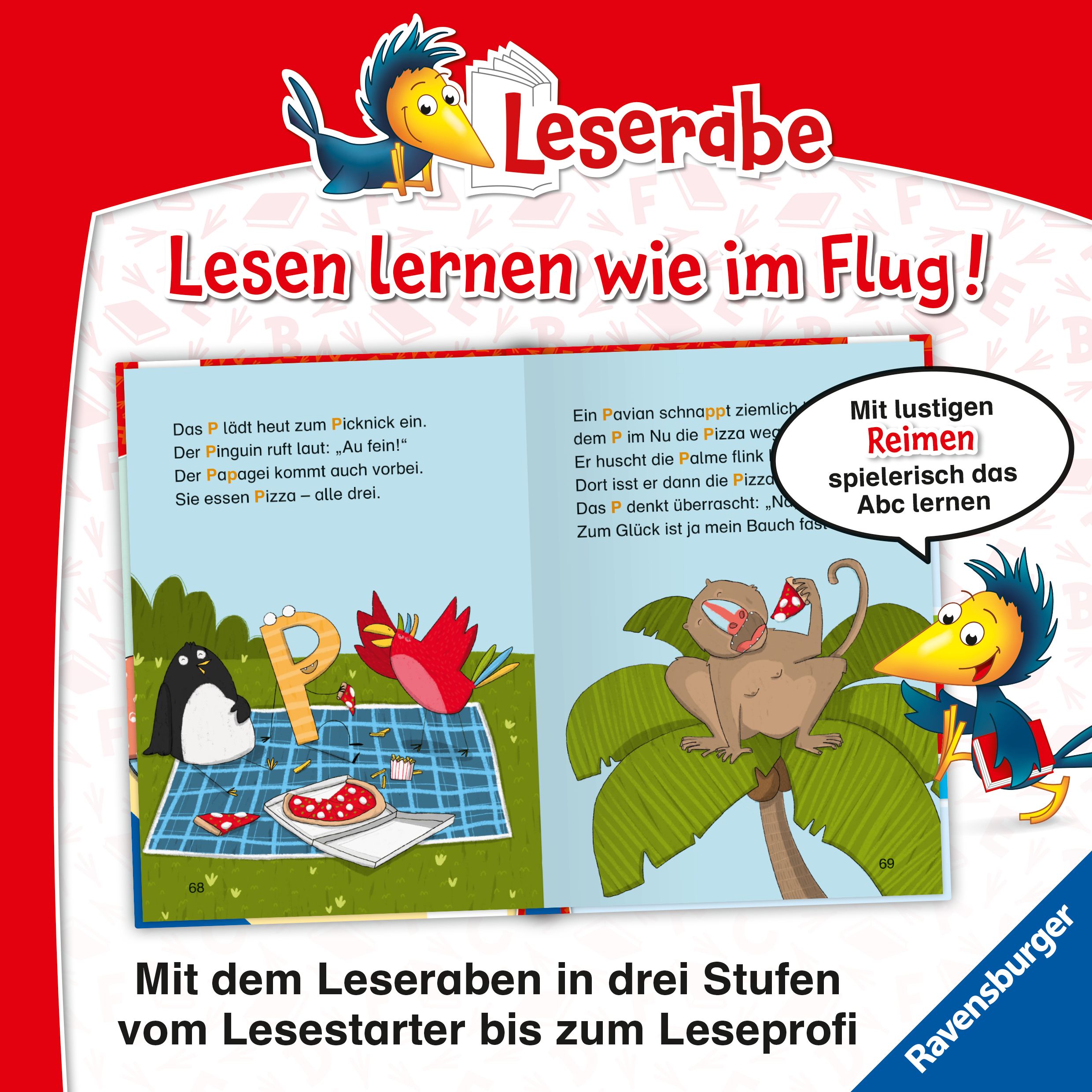 Leserabe Sonderausgaben - A wie Apfel, B wie Bär, das ABC ist gar nicht schwer - Lustige Reime zum Lesenlernen (Mängelexemplar)