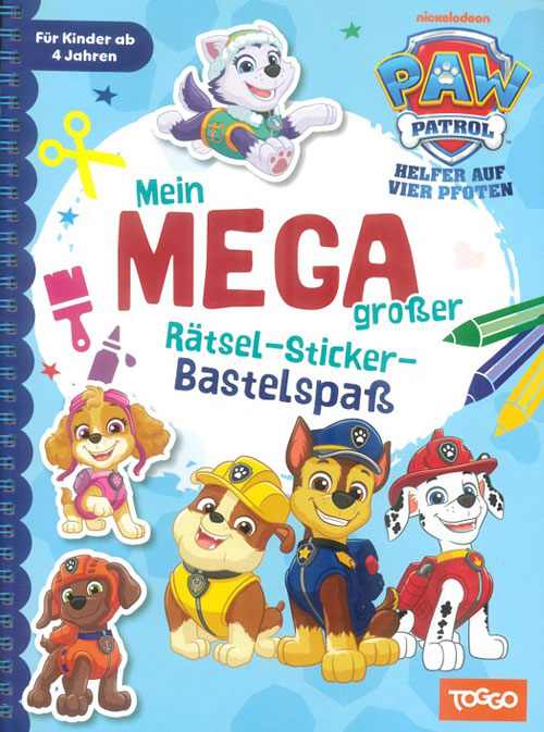 Aktion: Mein MEGA großer Rätsel-Stickerspaß - Paw Patrol (Mängelexemplar)