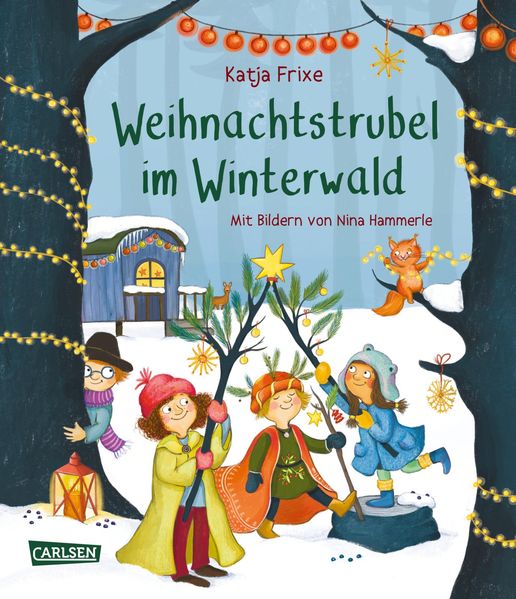 Weihnachtstrubel im Winterwald (Mängelexemplar)