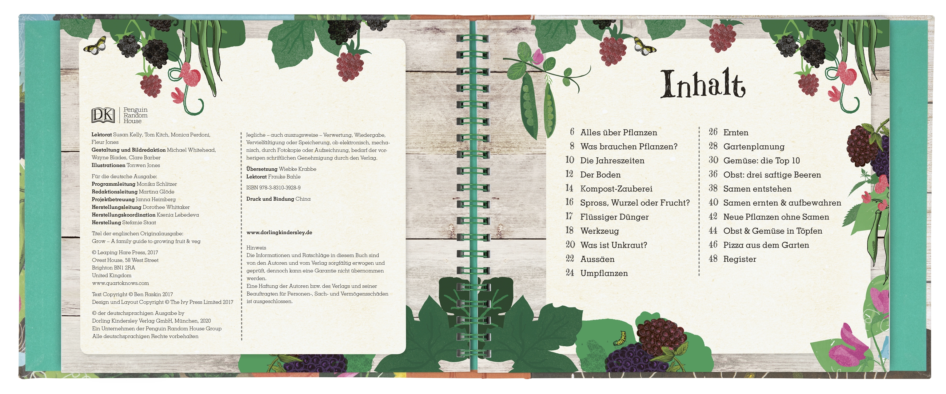 Grün - Mein Mitmach-Gartenbuch. Obst und Gemüse selber ziehen!