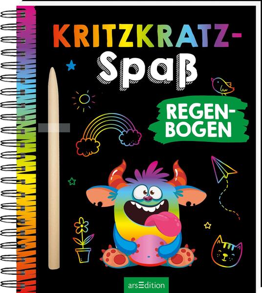 Kritzkratz-Spaß Regenbogen (Mängelexemplar)