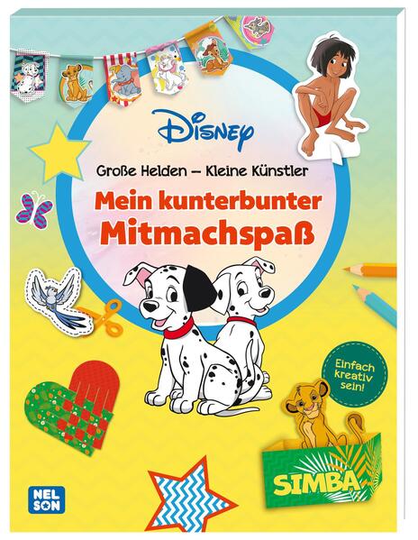 4afbbf8b8367188ee0beb9874d99fdab1736947263 Disney Kreative Beschäftigung: Große Helden - Kleine Künstler: Mein kunterbunter Mitmachspaß