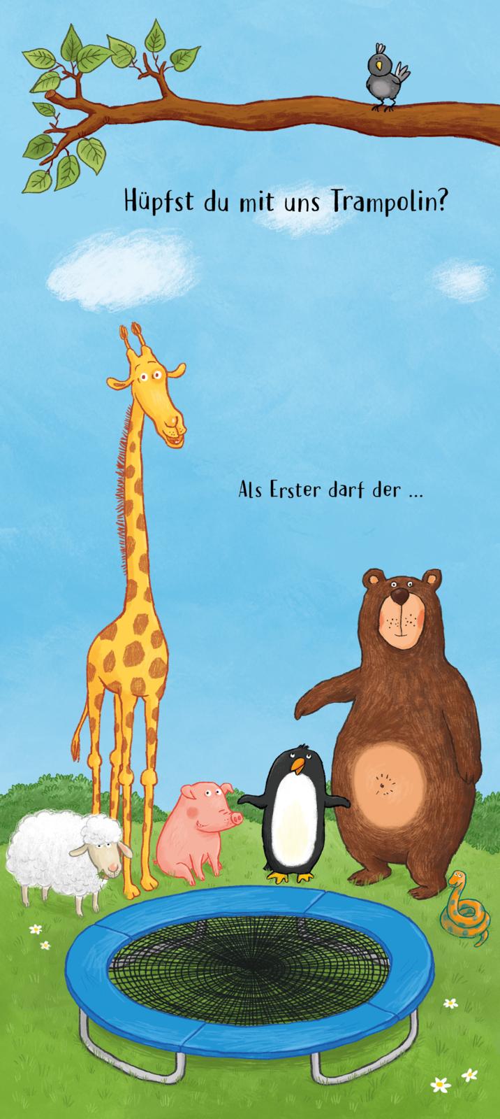 Trampolin - Ein Mit-Hüpf-Buch (Mängelexemplar)