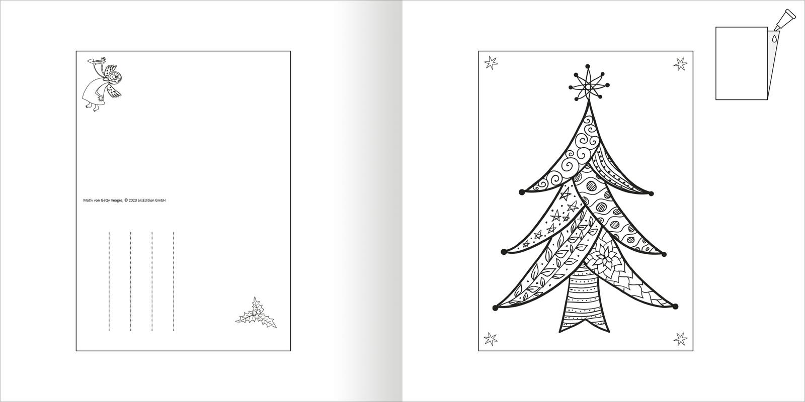 Ausmal-Adventskalender – Mandala-Zauber - 24 Seiten zum Aufschneiden