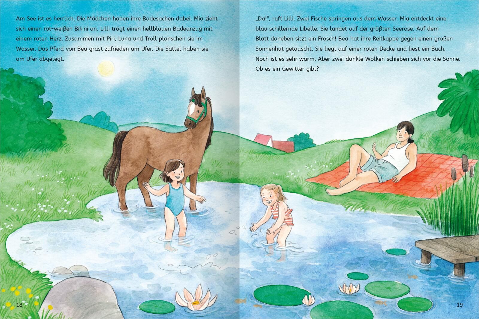 Mit Stickern Lesen lernen – Ferien auf dem Reiterhof (Mängelexemplar)
