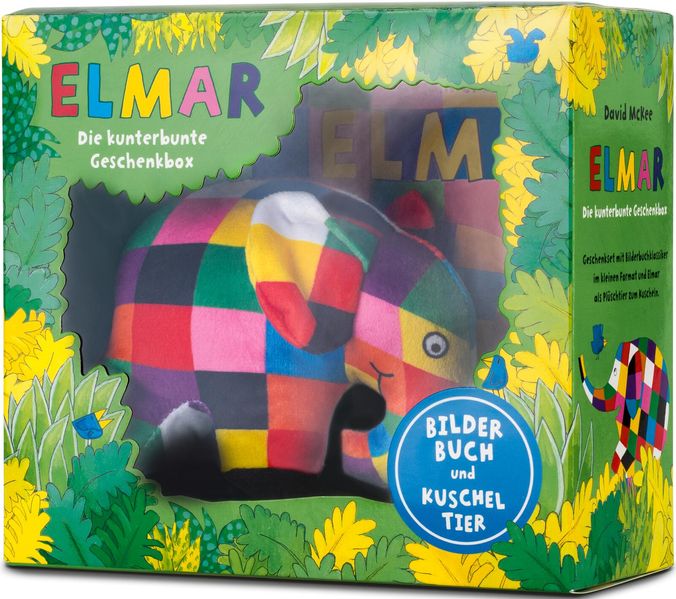 Elmar: Elmar – Die kunterbunte Geschenkbox (Mängelexemplar - Geschenkbox beschädigt)