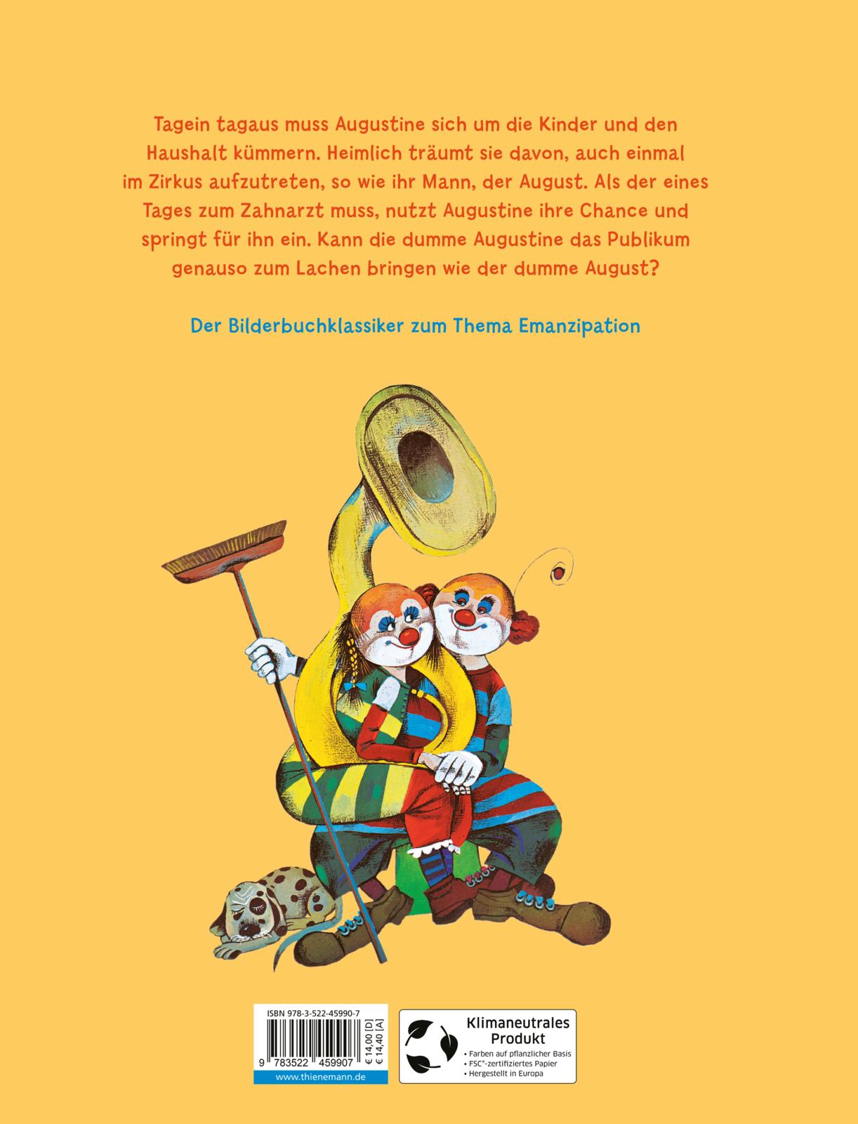 Die dumme Augustine - Bilderbuchklassiker über Feminismus + Gleichberechtigung (Mängelexemplar)