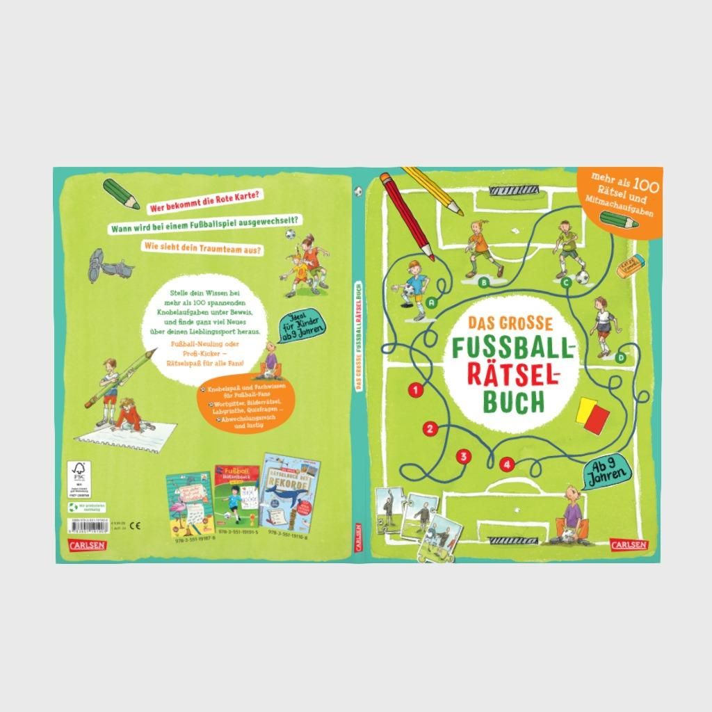 Das große Fußball-Rätselbuch (Mängelexemplar)