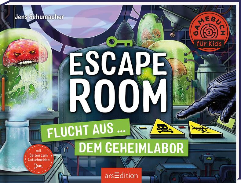 Escape Room – Flucht aus dem Geheimlabor - Mit Seiten zum Aufschneiden