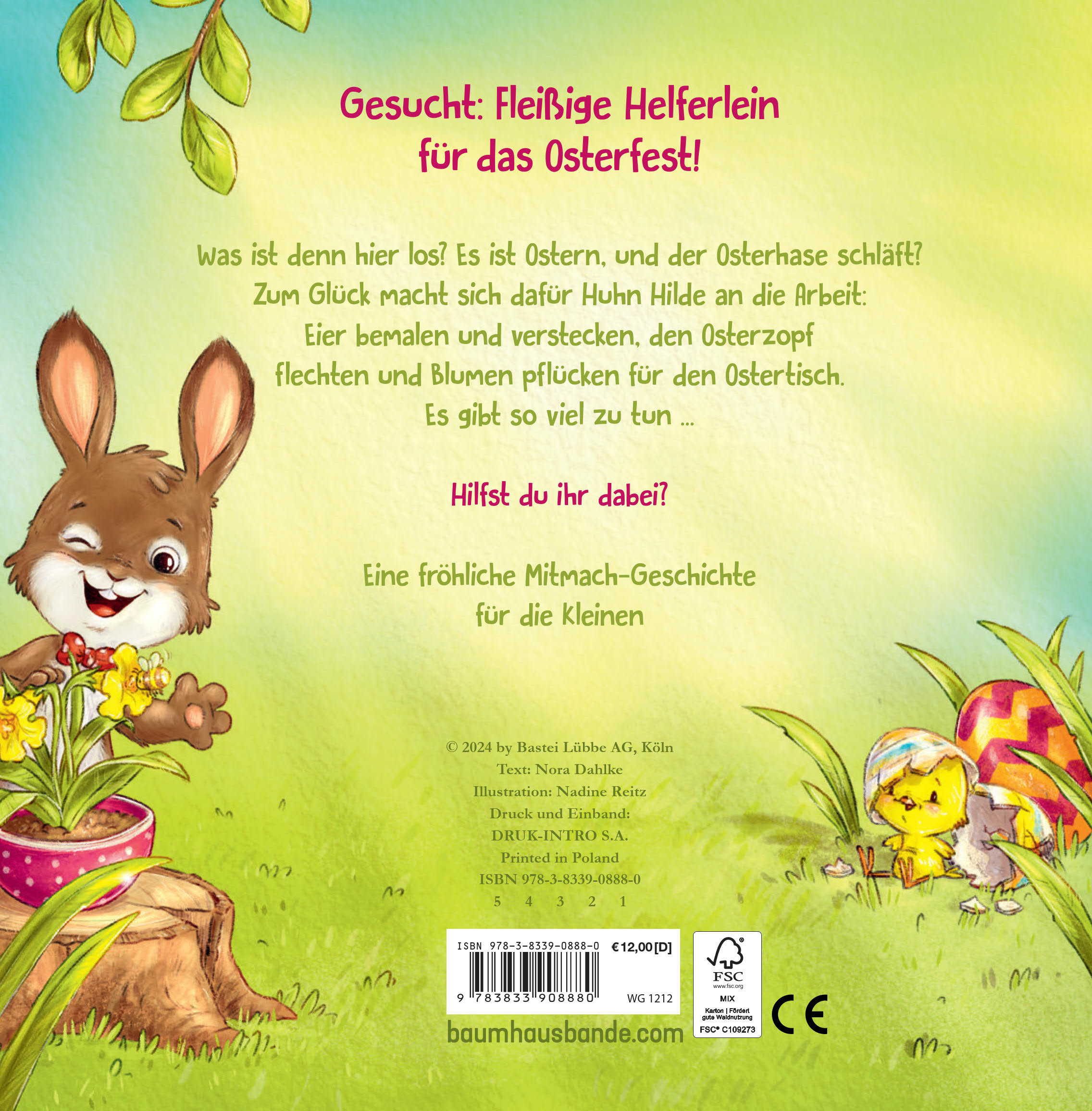 Hilde hilft dem Osterhasen (Pappbilderbuch) (Mängelexemplar)