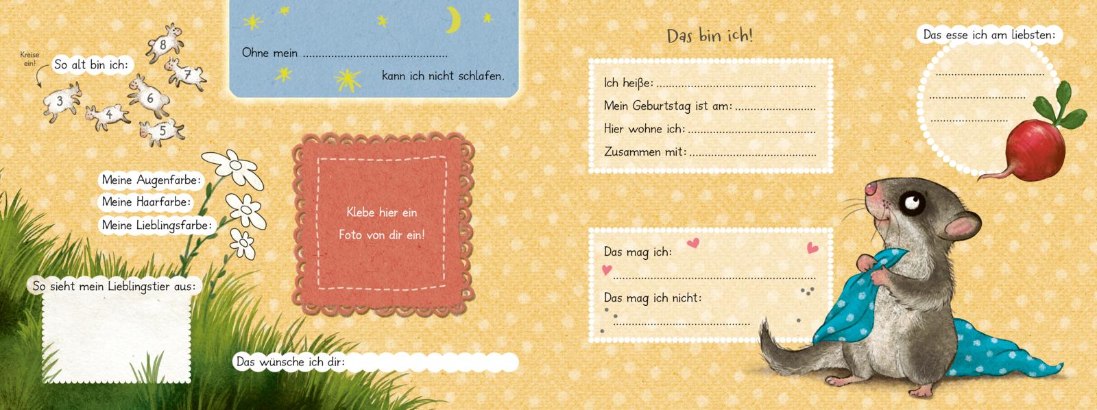Der kleine Siebenschläfer: Alle meine Freunde - Niedliches Freundebuch (Mängelexemplar)