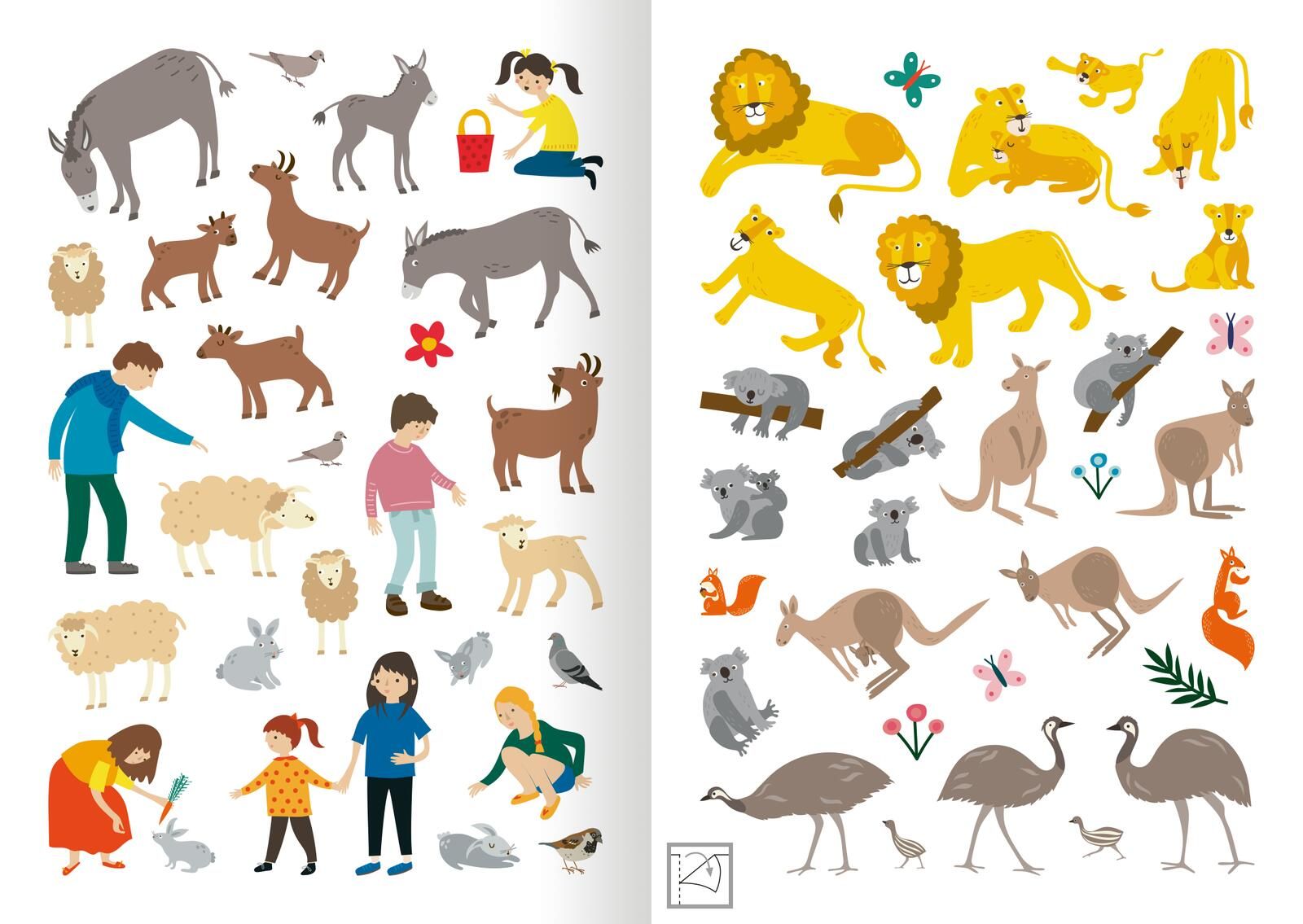 MINI-Stickerheft – Im Zoo (Mängelexemplar)