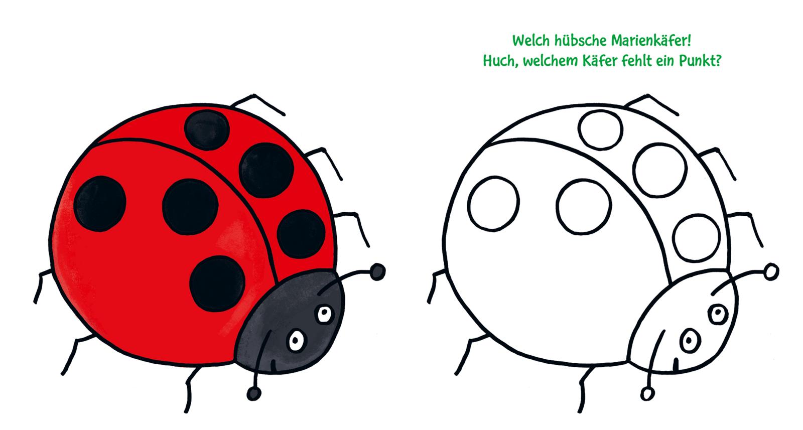 Ausmalbilder für Kita-Kinder: Das dicke Kindergarten-Malbuch: Auf der Wiese (Mängelexemplar)
