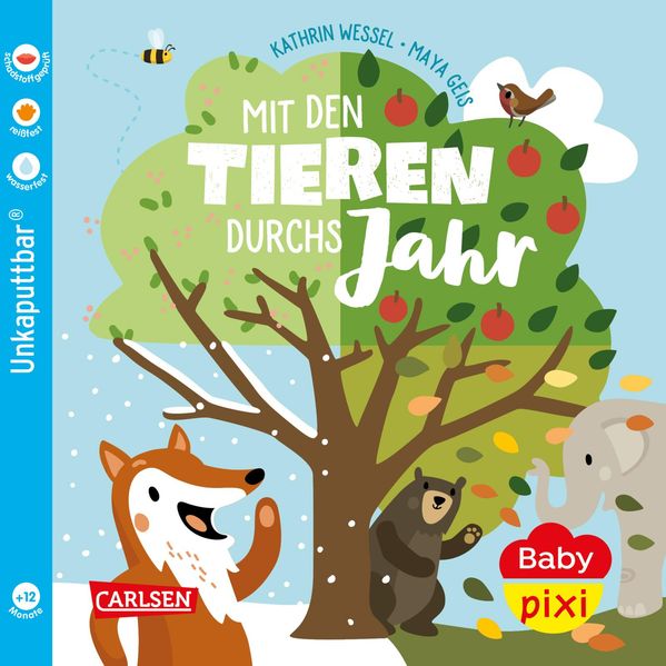Baby Pixi (unkaputtbar) 92: Mit den Tieren durchs Jahr (Mängelexemplar)