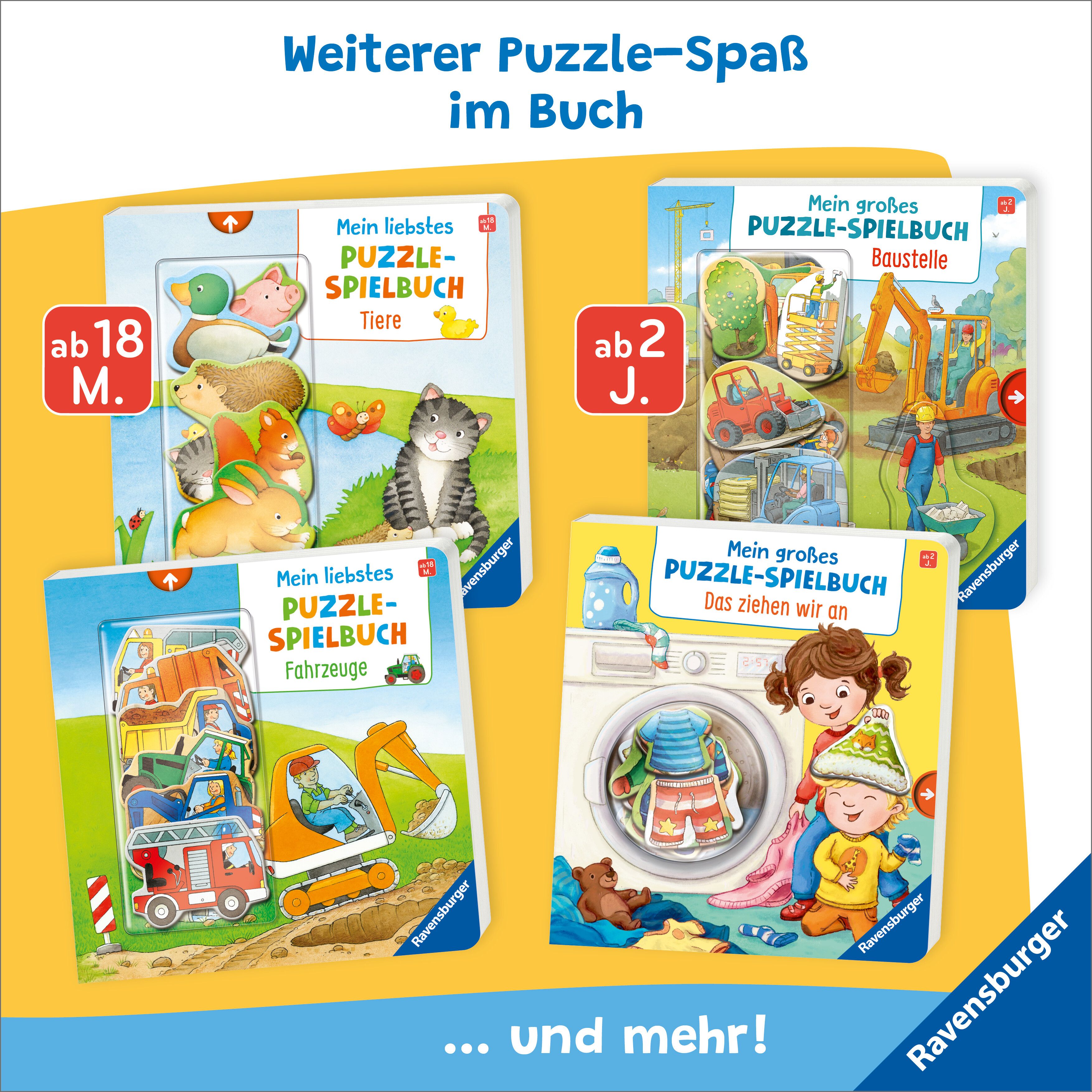Mein großes Puzzle-Spielbuch - Alle helfen mit (Mängelexemplar)
