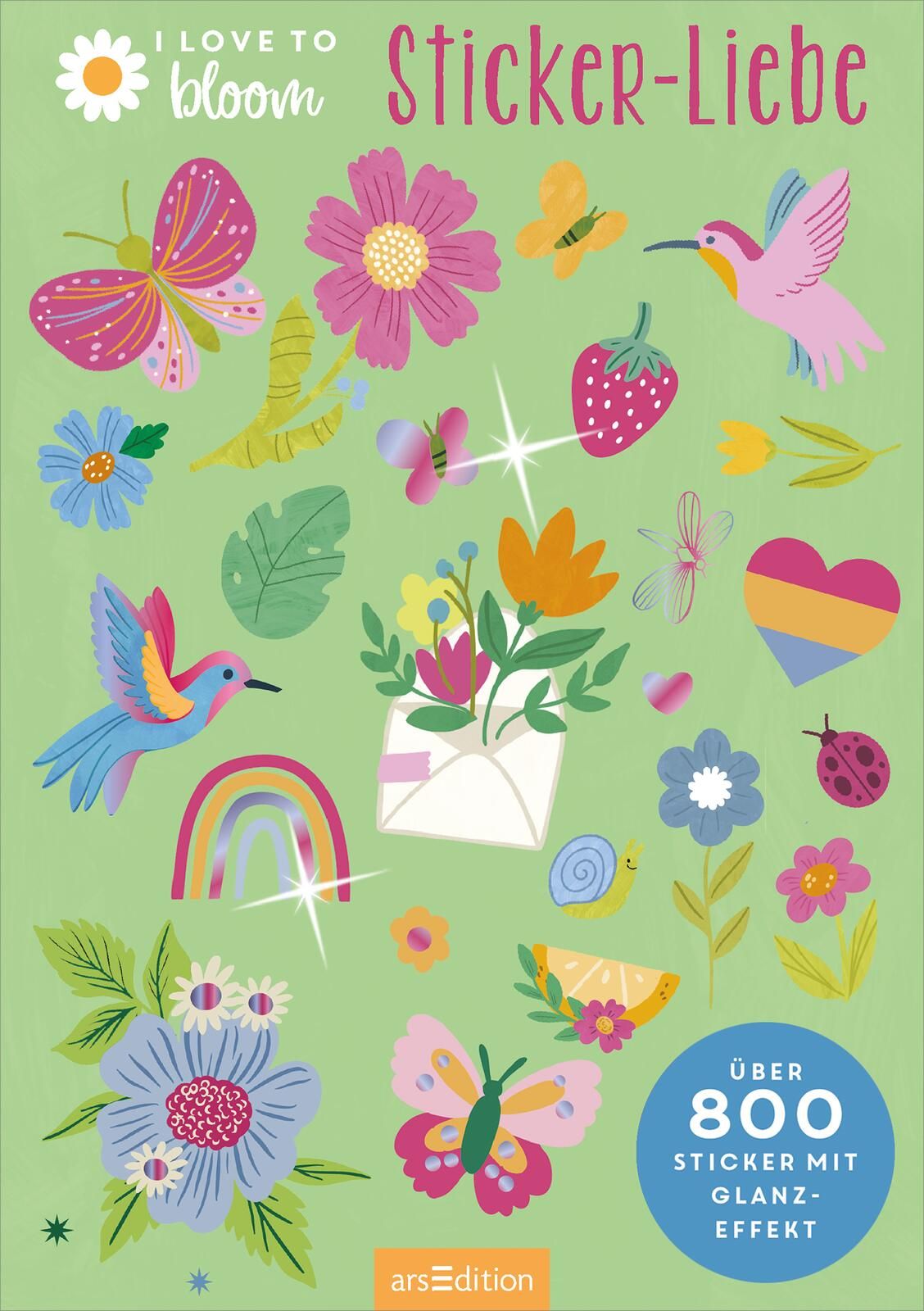 I Love to Bloom – Sticker-Liebe