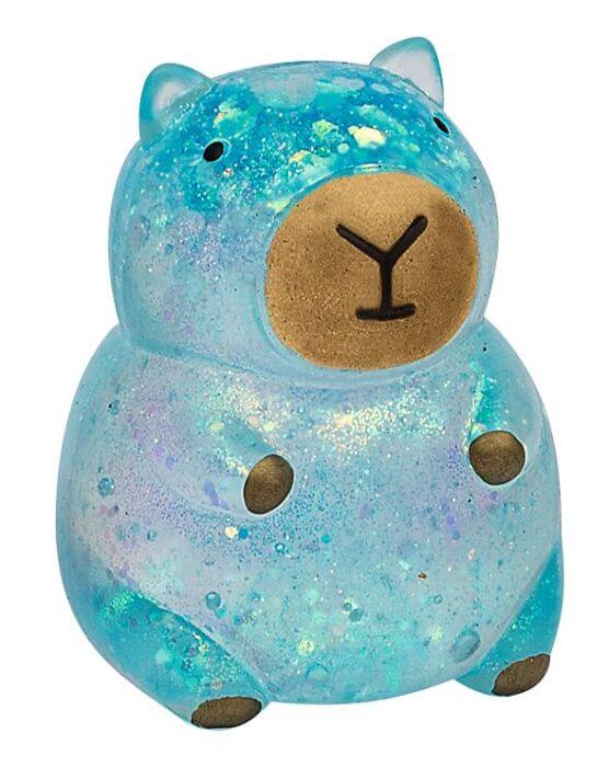X_Capybara Glitzer-Knautschi (Farbe wird zufällig gewählt)