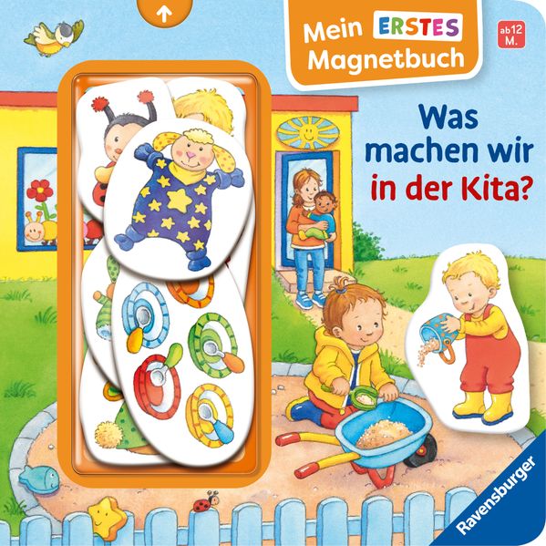 Mein erstes Magnetbuch - Was machen wir in der Kita? (Mängelexemplar)