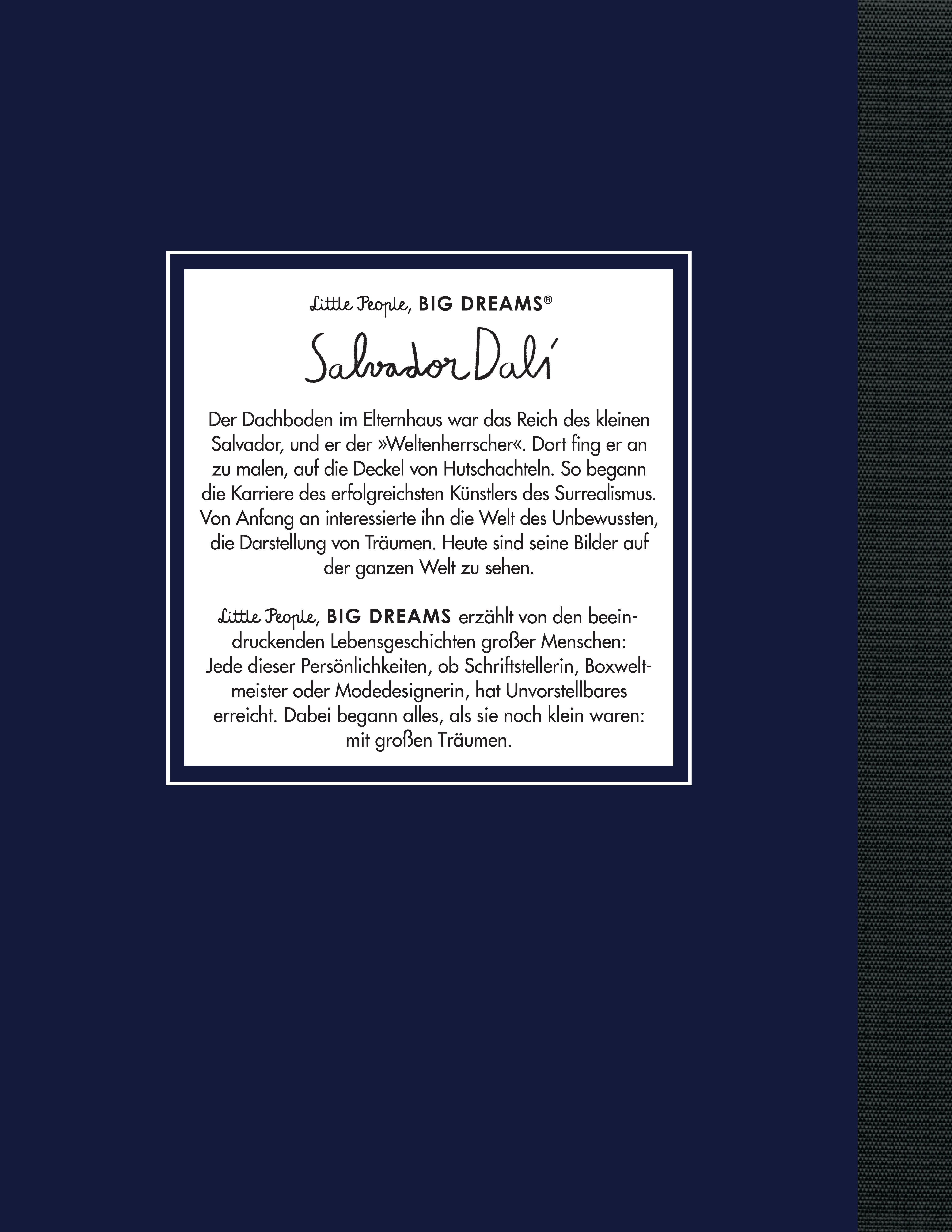 Salvador Dalí – Little People, BIG DREAMS (Deutsche Ausgabe) (Mängelexemplar)