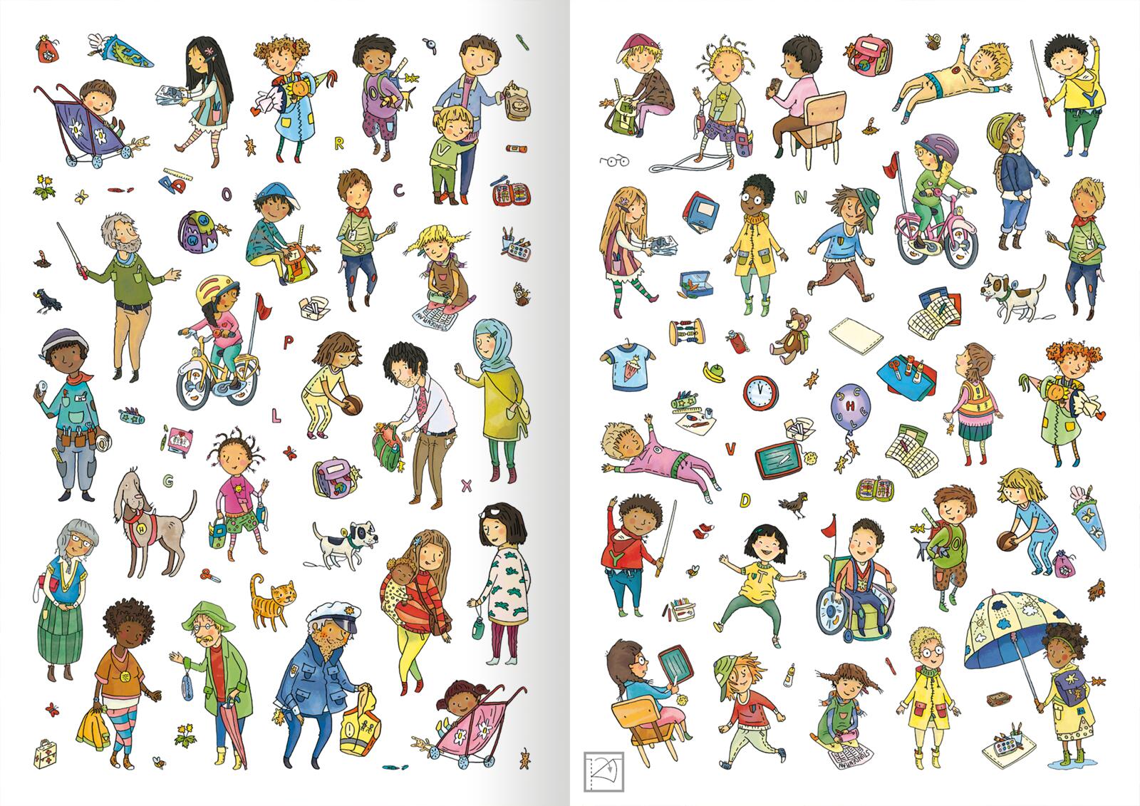 Aktion: Mein Stickerheft Schule - Über 400 Sticker (Mängelexemplar)