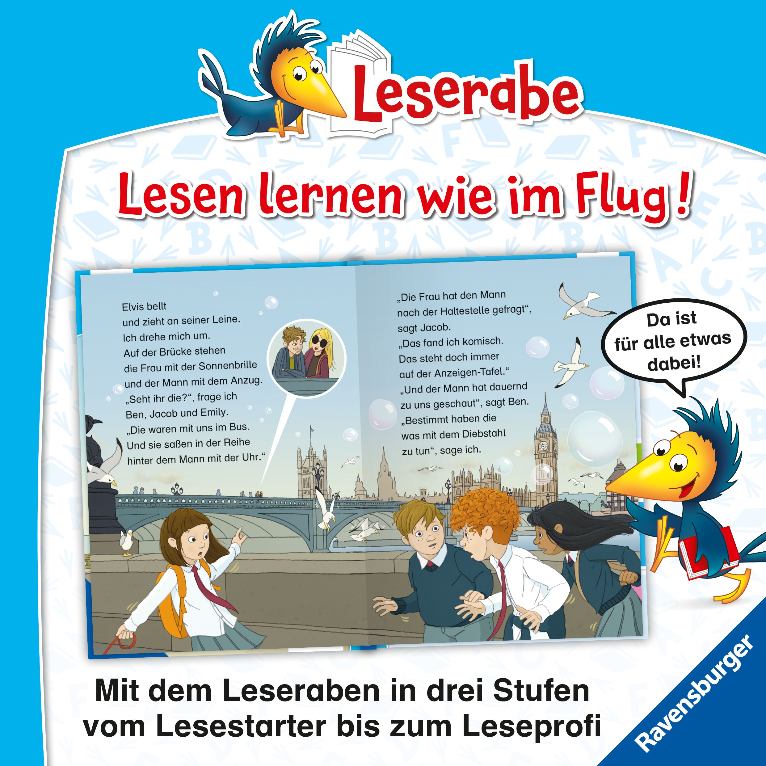 Leserabe 2. Lesestufe - Auf heißer Spur - Die Detektive von London (Mängelexemplar)