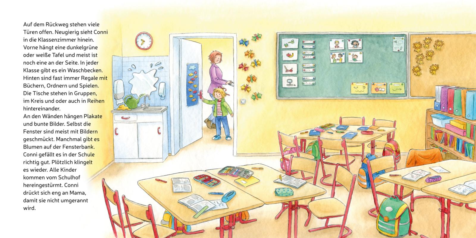 LESEMAUS 101: Conni kommt in die Schule (Mängelexemplar)