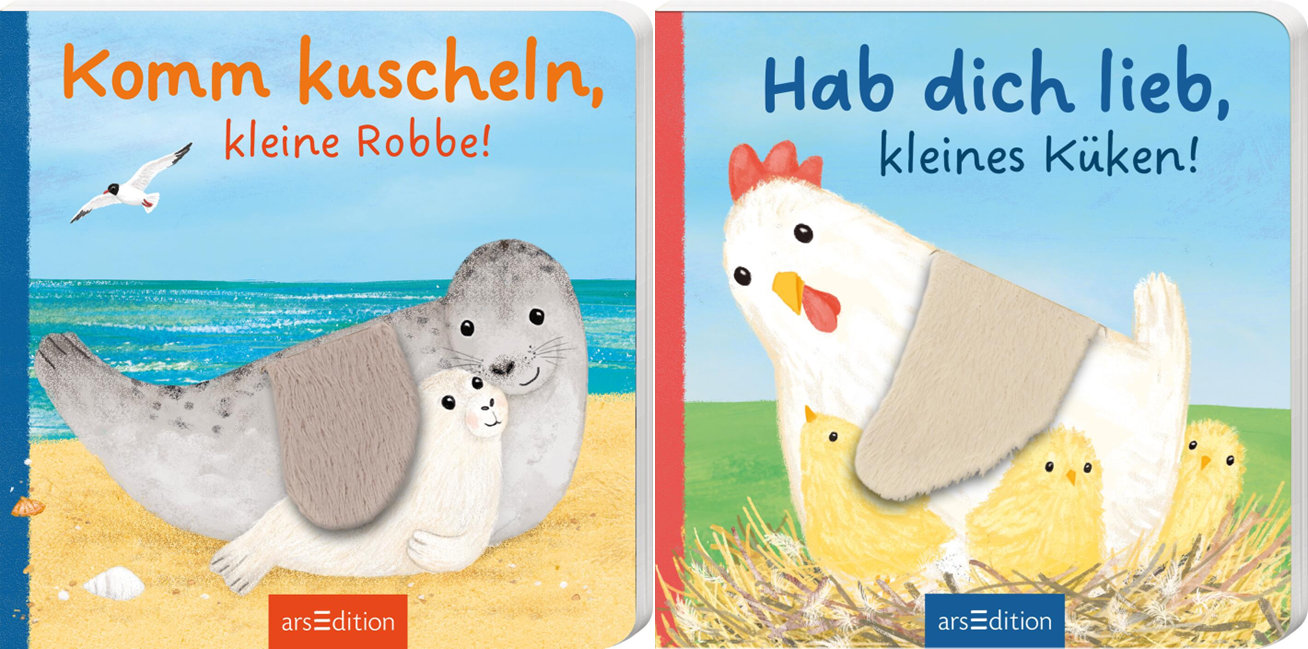 Sparpaket - 2er Set Bilderbücher mit spannender Knisterklappe (z. T. Mängelexemplar)