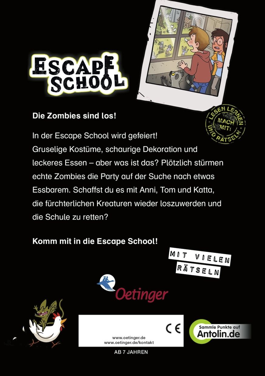 Escape School 4. Achtung, Zombies! (Mängelexemplar)